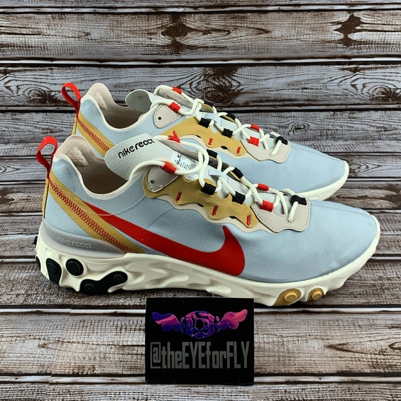 nike react element 55 pure platinum club gold